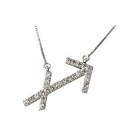 .27ctw Diamond Sagitarius Zodiac Pendant 14K White Gold (Nov 22 Dec 21) .27ctw Diamond Sagitarius Zodiac Pendant 14K White Gold (Nov 22 - Dec 21)