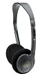 Coby Lightweight Stereo Headphones CVH32 (Black)