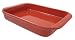 Chantal Ceramic 3-1/4 Quart/9x13 Rectangular Baker, Glossy Cinnabar
