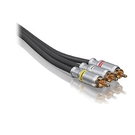 12-ft. Radioshack Gold Series RCA A v Cable by Radio Shack