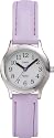 Timex Youth T790914E Easy Reader Purple Leather Strap Watch