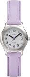 Watch - Timex Youth T790914E Easy Reader Purple Leather Strap Watch