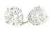 4.93cttw Round Diamond Stud Earrings Egl H-I/Vs2