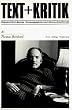 Thomas Bernhard (TEXT+KRITIK 43): Zeitschrift f�r Literatur