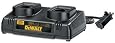 DEWALT DW9216 7.2-Volt to 18-Volt Dual Bay Pod Style 1 Hour Battery Charger