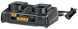 DEWALT DW9216 7.2-Volt to 18-Volt Dual Bay Pod Style 1 Hour Battery Charger