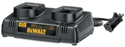 DEWALT DW9216 7.2-Volt to 18-Volt Dual Bay Pod Style 1 Hour Battery Charger