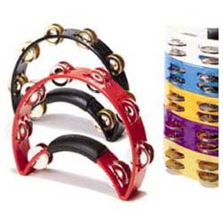 MusicalInstruments: Rhythm Tech RT1031 The Rhythm Tech Tambourine Red, Polished Brass Jingles