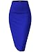 Womens Pencil Skirt for Office Wear KSK43584 1139 COBALTBLU L