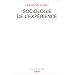 Sociologie de l'exp�rience