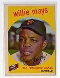 1959 Topps Willie Mays Authentic Vintage Baseball Card Very Good Condition