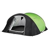 Quechua(ケシュア) 2 SECONDS IIII LIGHT GREEN 4人用 1106390