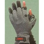 Glacier Glove Kenai Neoprene Palm with Polartec Back, Slit Finger