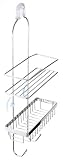 Polder 3503-05 2-Tier Wire Shower Caddy, Chromed Steel
