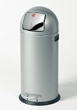 Hailo 0850-469 Gro&szlig;raum-Abfallbox KickMaxx 50, silber