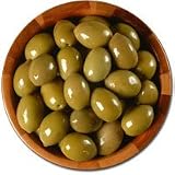 Deli Fresh Large Green Cracked Olives, 16oz Dr.Wt.