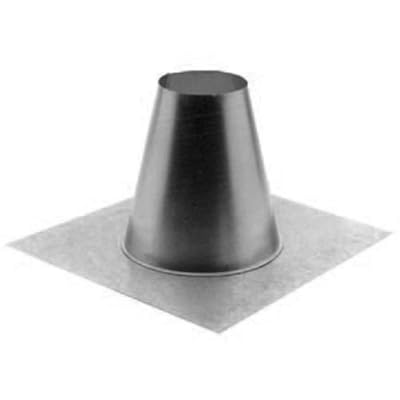 Aluminum Tall Cone Flat Flashing - 14 inch