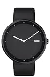 Alessi Unisex AL13003 OutTime Black Leather Strap Watch