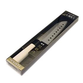 Sekiryu Santoku Japanese Knife 6 3 4 Blade w  Holes by Japanese Import