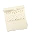 Hortense B. Hewitt Wedding Accessories Favor Boxes, Ivory with Scalloped Edges, 25 Count