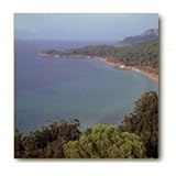 IMAGE OF Ceramic Coaster Set - 4 pcs - Designer Coasters: Nature/Scene/ Scenery - (CCNA-036)