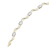 Two-Tone Ribbon Bracelet