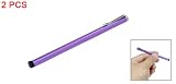 Gino 2pcs Purple Alloy Body Stylus Pen for Apple iPad iPhone iPod