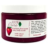 100% Pure Strawberry Lemonade Body Scrub 13 oz. - B001FOL2BQ