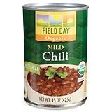 Field Day Organic Mild Vegetarian Chili 15 oz. (Pack of 12)