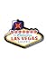 Las Vegas Magnet Sign Tin