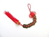 Feng Shui Chinese Coins Knot Charm with 8 Coins