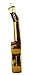 Old World Christmas 38010 Musical Instruments Glass Blown Ornaments for Christmas Tree Guitar, Glitter Brown
