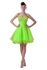 Organza Sequined Homecoming Dress/Prom Dress/Wedding Dress/Mini Dress 