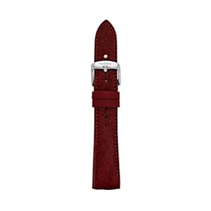 Fossil Watches, Women's Leather 18Mm Watch Strap - Wine