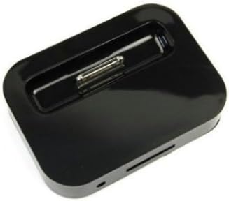 Effects(TM) Newest Sync Charger Dock Cradle for iPhone 4 4G 4S Audio out Cradle (Black)