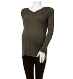 Michael Stars Maternity Slub Relaxed V-Neck