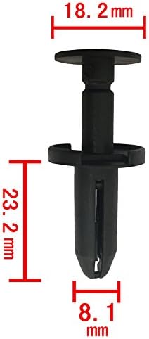 IJeeping 50pcs Front Bumper Fastener Clips For Jeep Grand Cherokee From 2011 Replaced