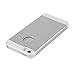 iPhone SE/5S/5 Case: Amplim Slim Fit Luxury Silver Color Hard Aluminum Metal + White Plastic + Soft Silicone Rubber 3-Layer iPhone SE/iPhone 5S/iPhone 5 Protector
