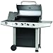 Stainless Steel Gas BBQ Ex-Pro 4 Burner Gas BBQ with side cooking stove (Stainless Steel)