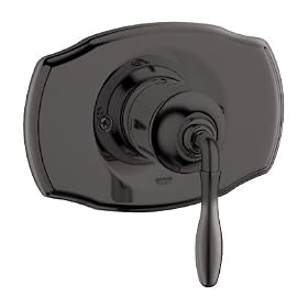Grohe 19 708 ZB0 Seabury Pressure Balance Valve Trim With Lever Handle,, Oil Rubbed Bronze by Grohe