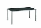 Kettler 0301821-0000 Lofttisch 160 x 95 x 72 cm, silber / eisengrau