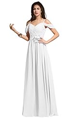 Chiffon Off the Shoulder Spaghetti Strap Evening Dress/Prom Dress/Party Dress/Wedding Dress 