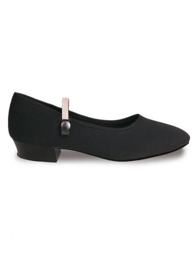 Roch Valley REGLHB Low Heel Royal Academy of Dance Canvas Character Shoe Black 13 UK / 32 EU