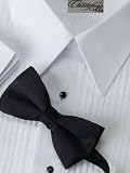 Tuxedo Shirt By Cardi - 100% Cotton White with Laydown Collar and French Cuffs