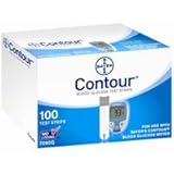Bayer contour blood glucose test strips - 125 ea