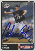 Adam Eaton, San Diego Padres, 2003 Topps Total Autographed Card