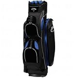 14-way Organiser Cart Bag - Black/Blue/Silver
