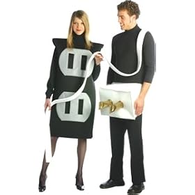 Plug In Outlet/Socket - Halloween Couples Costume Set