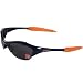 Detroit Tigers Black MLB Half Frame Sport Sunglasses