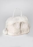 Fur Bag - Blue Fox Fur Handbag Pocketbook